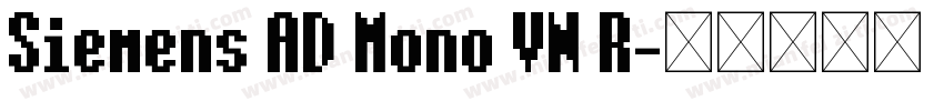 Siemens AD Mono VN R字体转换